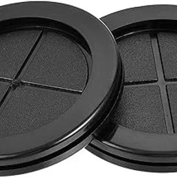 uxcell Rubber Grommet Round Double-Sided Mount Dia 70 mm for Wire Protection 10pcs image 1
