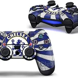 Elton PS4 Controller Designer 3M Skin for Sony PlayStation 4 DualShock Wireless Controller - Chelsea-Football-Logo, Skin for One Controller Only-picture-17