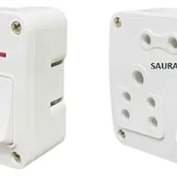 SAURAN Electrical Switch ISI Marked 6A S.S Combined With 2 Pin Socket With Box (2)-image-33