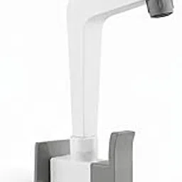 YOLO Sink Cock Tap for Bathroom with 90° Water Flow | Tap for Bathroom & Outdoor with Flange|Gray & White-picture-17