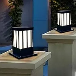 Lyse Decor Gate Light for Home Gate, Waterproof Outdoor Gate Lamps for Pole, Boundary Lamp, Compound Gate Light, Wall Lamps, and Pillar Lamps (Pack of 2)-image-91