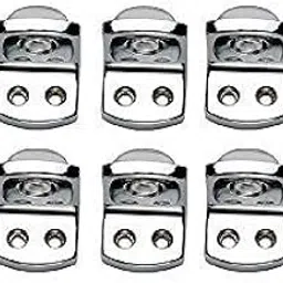 Smart Shophar Aluminium Alloys L Type Button Shelf Bracket 1 Inches Silver Pack of 6-image-20