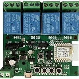 Zigbee 4CH DC7-32V USB 5V Relay Smart Switch Module,Wireless APP Remote Control with Inching/Self-Lock/Interlock modle，Works with Tuya Zigbee Gateway，Alexa，Google Home (Required ZigBee Hub)-picture-13