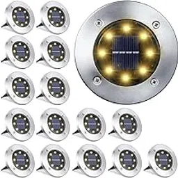 Solar Powered LED Pathway Lights: 8 Bright LEDs, Waterproof Outdoor Garden Lighting for Decks, Patios & Lawns-image-9