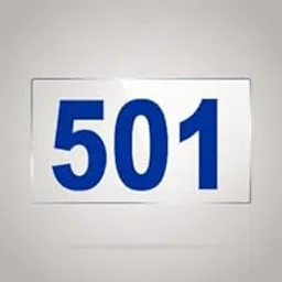Numberplate 501 Room, Hotel, Hospital, Lodge,Apartment, Flat,Door No,College, Library, Rack Numbers Warehouse,Acrylic White Board Fixed with Blue Color PVC Waterproof Sticker-image-89