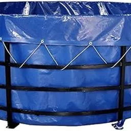 Tarpaulin 3 Diameter 750 GSM for 9000 LTR Multicolor Biofloc Fish Farming Tank Round Pond Weight 15.91 Kg Height 1.5 Mtr-picture-17