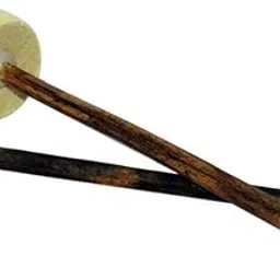 SM'SAI MUSICALS International Quality Brown Wood and Foam Material Bass Drum Beater-picture-18