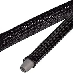GLOBOMOTIVE FR-PET Braided Cable Sleeve - Wire Management Sleeve for Cable Protection, Expandable USB Cable Power Cord Audio Video Cable (10 feet, 0.50 inch)-picture-23