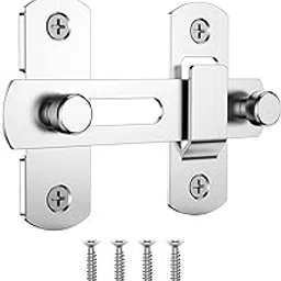 Nurmantras Herbal By Nur 90 Degree Right Angle Door Lock Buckle Bolt Lock cam Lock for Door and Window Sliding bar Bolt barn Sliding Door Latch-image-24