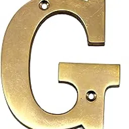 eSplanade Brass House Hotel Door Name Alphabets - Wall Door Plaque Alphabet Letter - Golden - 4" Inches ("G" Alphabet - 4")-picture-16