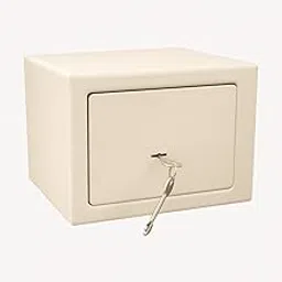 Trivac Mechanical Safe/Locker Intelligent Metal Deposit Safe/Safe Box/Safety Locker/Key Locker/Mechanical Safe Lockers for Home,Office,Hotel,Profession Institutes(25 x 35 x 25) cm - Ivory-picture-22