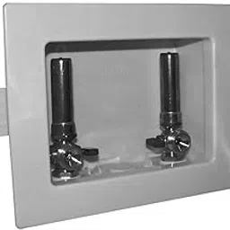LSP OB-210-T Unassembled Outlet Box with Mip Valve and Water Hammer Arrester, White-picture-12