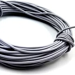 INVENTO 10mtr 20 AWG 0.5 sq.mm 1.5A Tinned Copper PVC Wire Flexible Grey Cable 1.7mm Dia High Temperature for DIY-image-19