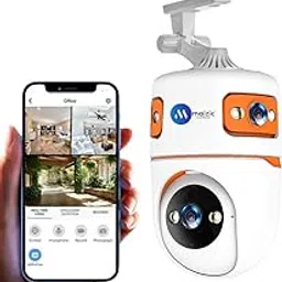 Maizic Smarthome TRIGENIE WiFi Indoor 5 MP*3 UHD Triple Lens/Screen CCTV Camera for Home with Color Night Vision, Human Detection, Two Way Audio, Multi Users View and Memory Card Support Up to 128 GB-image-98