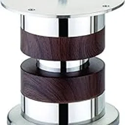 Nixnine Strong Unique Design Stainless Steel Round Sofa Leg, 50 mm Tickness Colour-Wooden (6 inch) Pack of 6,-picture-15