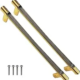 VOLO Wardrobe Cabinet Handle – Sleek Pull Handle for Drawers, Wardrobes, Sliding Doors, and Cabinets in Kitchen, Bedroom, and Office (R-241) (2, Antique Gold, 224MM (10 Inch))-image-5