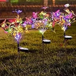 Zyvola Solar Butterfly Flower Garden Lights: Waterproof Outdoor Path & Roof Decor with LED Illumination-image-72