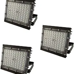 PROZONE 50W 12V DC 24V AC LED Flood Light LAMP of Cool White Floodlights Security Outdoor Waterproof IP66 Ultra Bright 6500k Color 7000lm Marine Use Yacht,Boat,Ship 3PCS Cool White(Pack of 3)-image-0