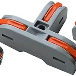 Electronic Spices 3-Way T-Shape Terminal Block | HM-PCT-112 Lever Wire Connector 450V 32A (Pack of 5)-picture-15