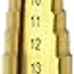 Mengshen Step Drill 3-13mm, High Speed Steel Titanium Coated Step Drill Bit Cutter Hex Shank Power Tools HSS Professional Pagoda Step Drill Bit Set Multifunction Hole Reamer Drilling image 1