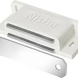 IMPEX (Nisha) Stainless Steel Magnetic Door Catcher - Multiple Uses Door Magnetic Stopper Holder for Cabinet, Drawer, Cupboard & Door Stopper (Pack of 10)-picture-13