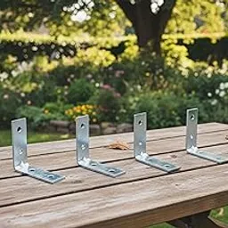Storp® ANHO Angle Bracket for Reinforcing Chairs and Tables | Pack of 10 | Shelf Bracket | Corner Brace (60 X 60 MM)-picture-11