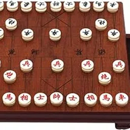 ATORSE Toy Wooden Chinese Chess Portable Travel Chess Chessboard Game Chess -Toys & Hobbies-Games-Chess-Contemporary Chess-image-24