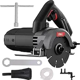 Deli DE-YS110-1E 1300W Corded Electric Marble Cutter High-Speed 13000RPM Adjustable Bevel Cutting Max 32mm Cutting Depth 110mm Blade Safe & Precise for Professional Use (Pack of 1, Voltage:220V-240V)-picture-16