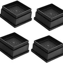 Bnf® 4Pcs Bed Risers Anti Scratch Heavy Duty Couch Raisers for Couch Sofa Cabinet 1 inch Square|Home & Garden | Furniture | Furniture Parts & Accessories-picture-10