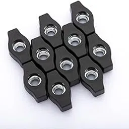 DUBOIS 5/16"-18 Wing Knobs 10 Pack, Clamping Knobs with Steel Insert for T Track Bolts, Thumb Screw Threaded Knobs for T Track Accessories, Feather Boards, Woodworking Jigs and Fixtures (51003)-picture-15