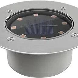 URBAN STORE Solar Powered LED Ground Lights for Garden, Pathway & Yard - Waterproof Outdoor Lighting with Warm White Glow-image-9