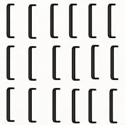 BRIGHT VISION Stainless Steel 4 Inches Kitchen Cabinet & Drawer Handles, Dark Matt Black Handles, Furniture & Door Pull Handles (Pack of 18)-image-62