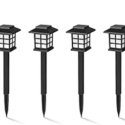 HCN Solar Pathway Lights Outdoor, Waterproof Outdoor Solar Lights for Garden, Landscape, Path, Yard, Patio, Driveway, Walkway (Pack of 1) (pcs 4)-image-45