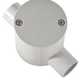 Zone Marketing Electrical Junction Box Depth 2 Way 1 inch - White colour Pack of 50-picture-18