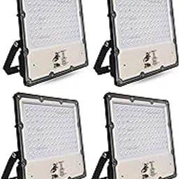D'Mak 100W Lens Led Flood Light - Ip65 Waterproof Led Lights with 120 Wide Beam-Led Lamp Lights for Yard,Showroom,Shop, Factory,Garden, Playground & Home(Cool White,6500k)- Pack of 4-image-36