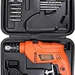 BLACK+DECKER HD555KA50 550W 13mm Variable Speed Reversible Impact Drill Kit with 50 Accessories Kitbox for Home and Professional use-image-20