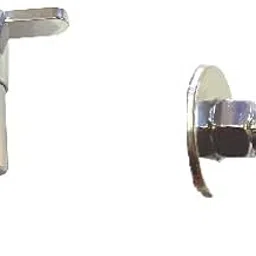 Jagger Brass Disk Stainless Steal Nozzles Tap for Washing Machine, Garden with 1/2 inch Chrome Finish with Wall Flange and Teflon Tape Pack of 2-image-48