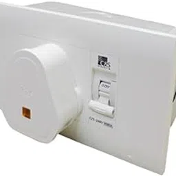 C&S Electric Power Modular AC Box | 25 MCB Protected Socket, 3 Module Power Socket and Heavy duty Plug with Metal Box for AC (1.5 & 2 TON), Refrigerator AND Heavy Appliances, White-image-3
