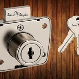Smart Shophar Steel FIFA Multipurpose Cabinet Drawer Lock for Cupboards Wardrobes Lockers Office & Home Furniture Storage Units Safety and Durability for Commercial use Silver Pack of 2-picture-15