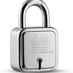 Link® Atoot 60mm Advance Heavy Duty Padlock – 8 Brass Levers, Hardened Shackle, Jointless Non-Riveted SS304 Body – High-Security Lock for Home, Gate & Industrial Use-image-31