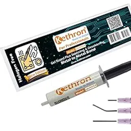 Original UV999A Gel Base Soldering & Desoldering Flux for Strongest Bond on Metal | Iron | Nickel | Stainless, Carbon, & Alloy Steel, Copper, Zinc, Brass, Lead, Tin (+3 Needle tip)-image-21