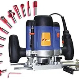 ISC Powerful Router Machine Wood Working Router Machine With Bits 12 Pcs Multi Shapes Router/Trimmer Bit Set Rotary Tool-picture-14