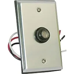 12V 24V 36V 48V DC Outdoor Hard Wired Post Eye Light Control with Photocell Light Sensor, Automatic Light Sensor Switch Outside Dusk to Dawn Auto On/Off Photocell Switch with Wall Plate-picture-13