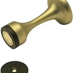 Magnetic Door Stop, Wall Mounted, Strong Holder with Base Plate, (Brass Antique)-picture-26