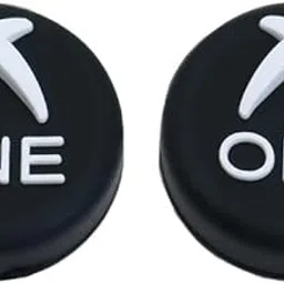 PSS 4pcs Replacement Thumb Grips Caps Cover Silicone Analog Joystick Thumb Stick Cap Compatible with PS5 PS4 PS3 Xbox Series S/X Xbox One Controllers (White X-Box)-picture-26