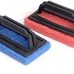 namaskaram Namaskaram® Tile Cleaning Scrubber Brush Tile with Plastic Handle Used for Floor, Kitchen, Slab, Bathroom, Sink, Surface Cleaning Multipurpose Hard Sponge Brush in Pack of 2-picture-15