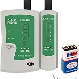 SEEMECX RJ45 RJ11 LAN Cable Tester With Battey| Multi-Function Network Wire Checker for Cat5, Cat6, Cat7 Ethernet & Telephone Lines-image-75