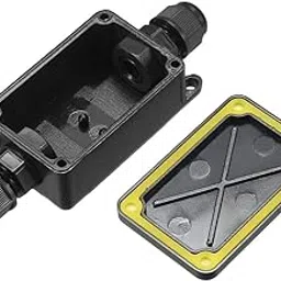 Power Waterproof Junction Box – IP68 Outdoor Electrical Enclosure with Cable Glands – 2/3 and 4 Way Wire Connector Box for Garden, LED Lights, CCTV, Underground (2-WAY)-picture-22