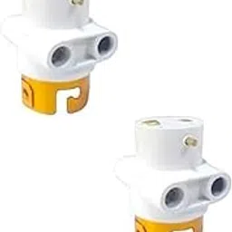 2-Pin Plug Parallel Bulb Adapter | Direct Socket to Bulb Converter | Heavy Duty | White | ISI Marked | Pack of 2-image-24