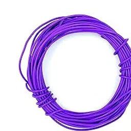 INVENTO 8mtr 20 AWG 0.5 sq.mm 1.5A Tinned Copper PVC Wire Flexible Violet Cable 1.7mm Dia High Temperature for DIY-picture-10